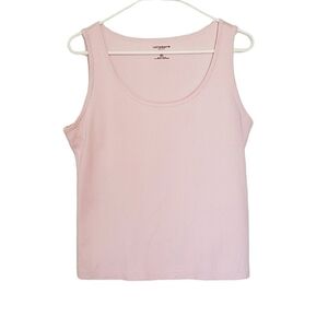 1160 * Liz Claiborne Scoop Neck Tank Pink Size L